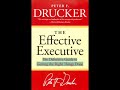 The Effective Executive 047 to 073   ---CH2 Know Thy Time