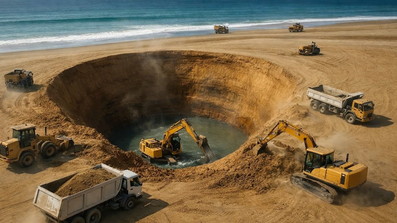 Китайцы Убрали Тонны Грунта Из Реки И Обнаружили Секретный Тунель