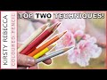 MOST UNDERRATED coloured pencil techniques!