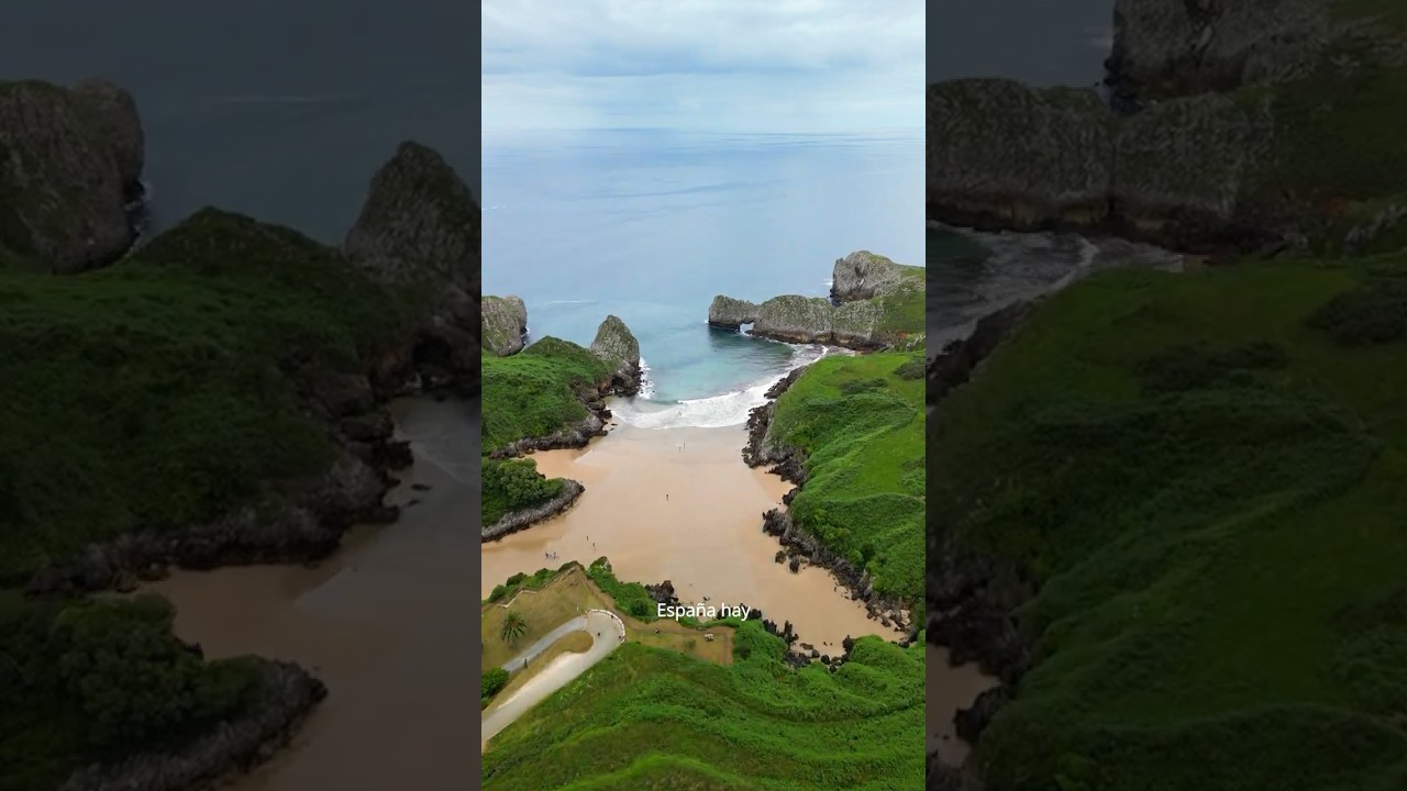De los rincones más espectaculares del Norte de España, la playa de Berellín 🙌🏼 #travel #cantabria