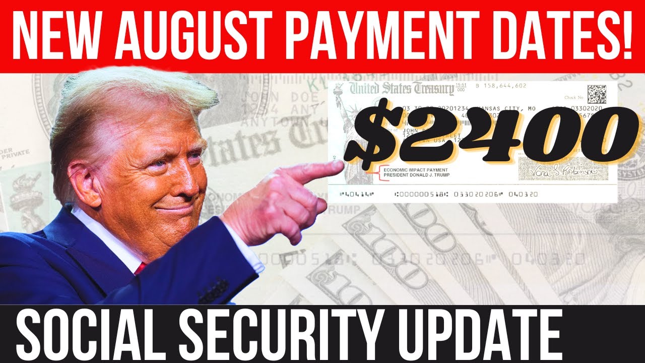 INCREASED SOCIAL SECURITY & UPDATED AUGUST PAYMENT DATES! SSA SSI SSDI Payments | Social Security Up