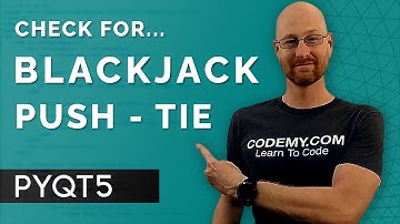 Push Blackjack Tie - PyQt5 GUI Thursdays #49