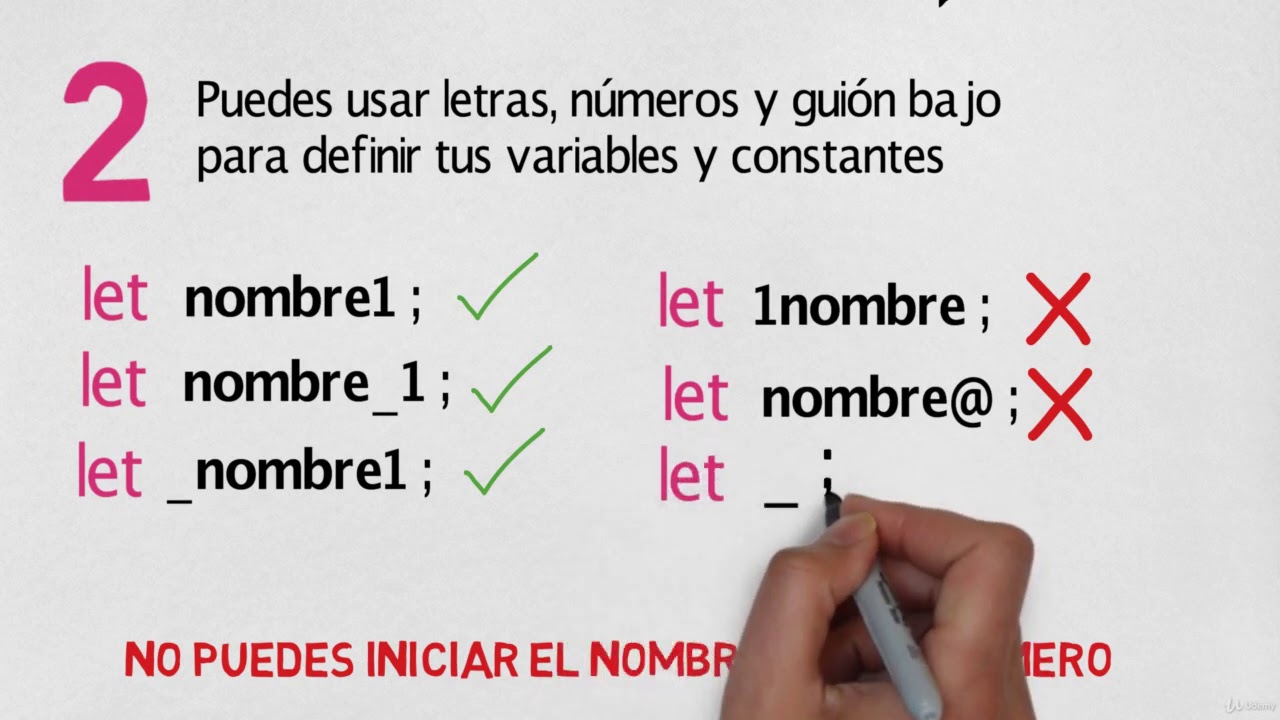 2 Reglas para nombrar variables y constantes - YouTube