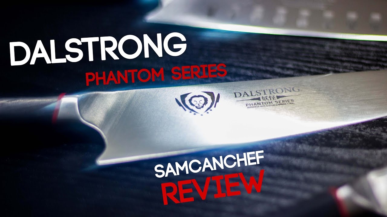 Dalstrong Phantom Series 8" Chef Knife SamCanChef Review YouTube