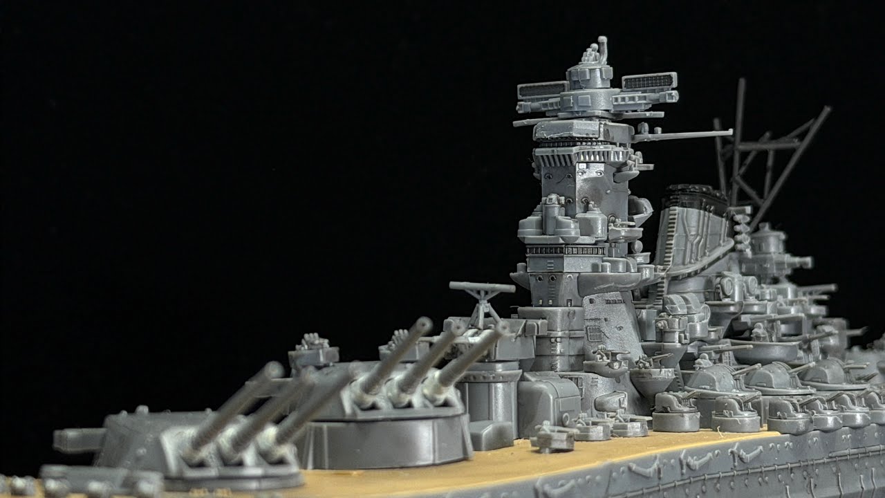 艦船模型]2日で作る大和ミュージアム限定 フジミ模型1/700 戦艦大和