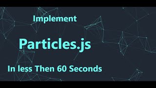 Implement Particle JS In React App in Less Then 60 Seconds screenshot 5