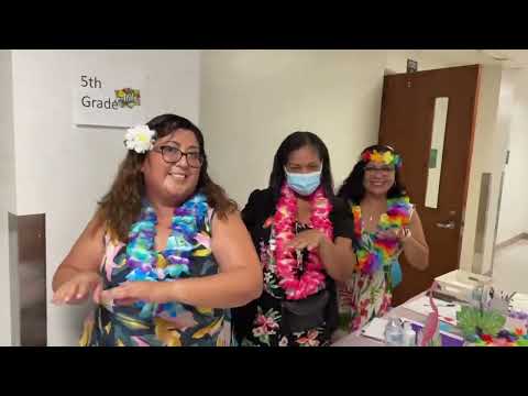 Aloha from Edna Rowe Elementary School