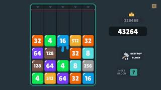 Drop & Merge the Numbers 🕹️ Play Drop & Merge the Numbers on Crazzy Game Time screenshot 3