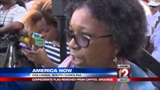 Confederate flag taken down in South Carolina after 54 years