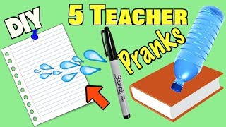 5 Mean Pranks You Can Do On Your Teachers At School- HOW TO PRANK | Nextraker