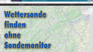Wettersonde Wetterballon finden ohne Funkscanner Software Sondemonitor screenshot 4