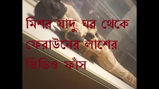 ফেরাউনের লাশের ভিডিও সরাসরি মিশর যাদু ঘর থেকে