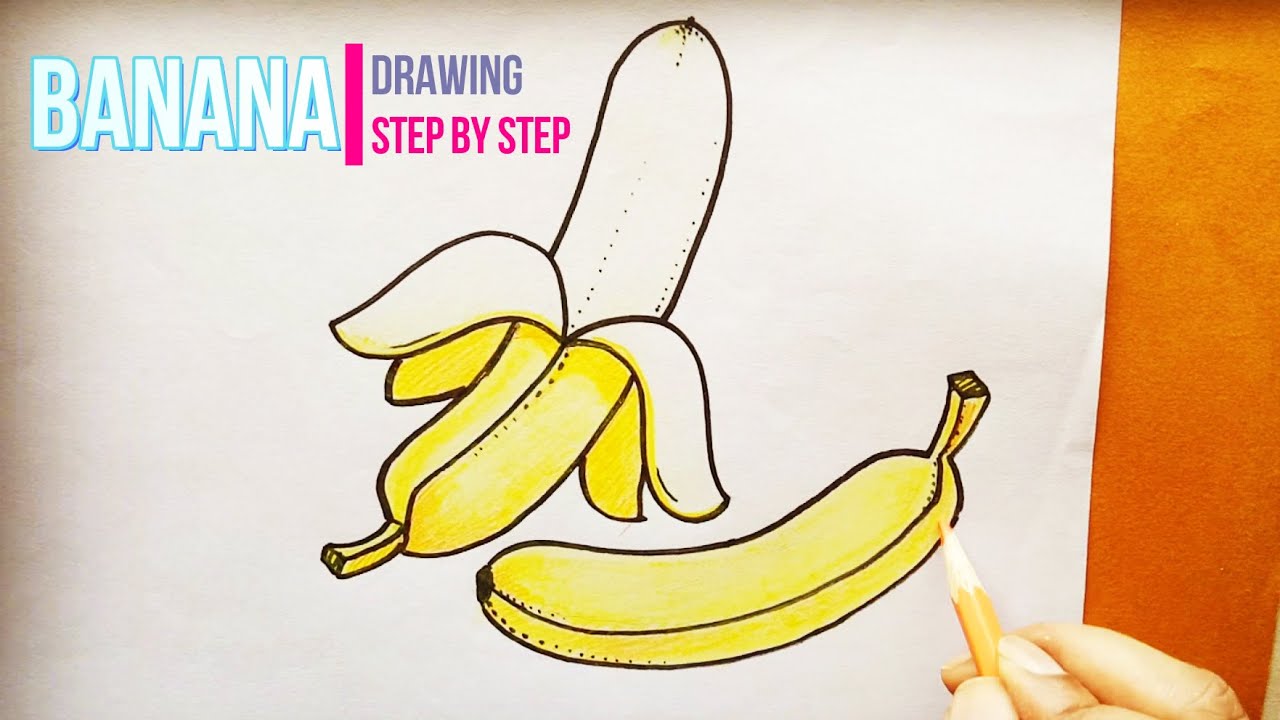 Banana Drawing for beginners - YouTube