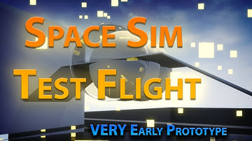 SpaceSim_Prototype_Day1 Initial Flight Test Unreal Engine 4