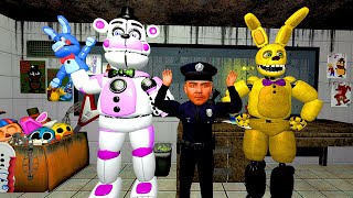 АНИМАТРОНИКИ ПУГАЮТ ОХРАННИКА FNAF 3 COOP ► Garry's Mod