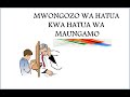 HATUA ZA KUFANYA MAUNGAMO