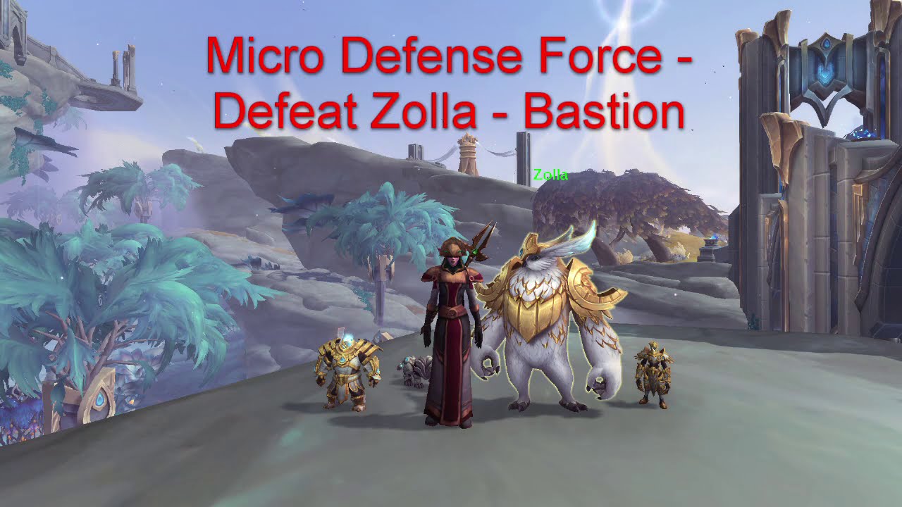 Micro Defense Force - Defeat Zolla - Bastion