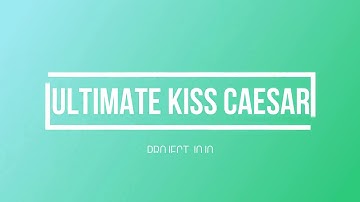 OP FUSION! || Ultimate Kiss Caesar || Roblox PJJ showcase (AzaAva2)