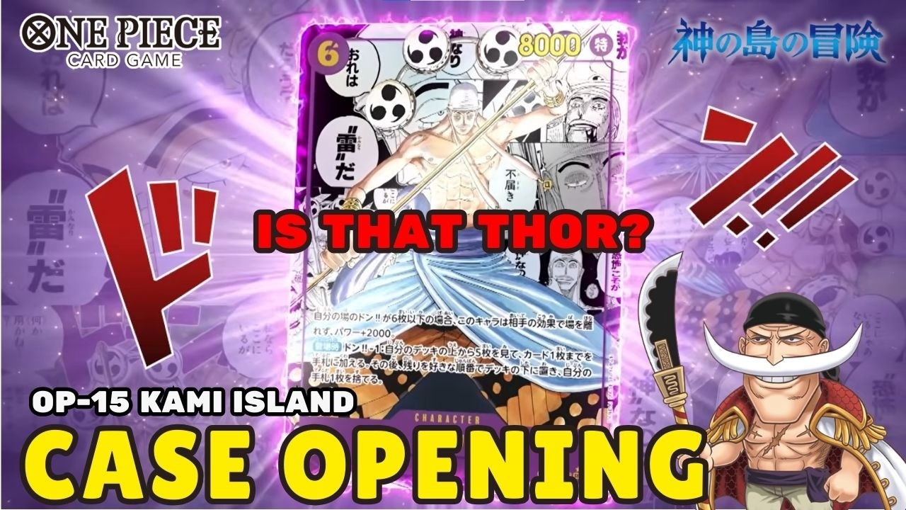 ONE PIECE TCG】OP-15 KAMI ISLAND CARTON OPENING! THE CHASE FOR