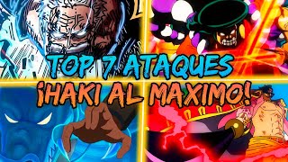 Los 7 ATAQUES con HAKI más PODEROSOS de ONE PIECE