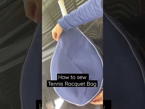 How to sew tennis racquet Bag #diy #diycrafts #tennis