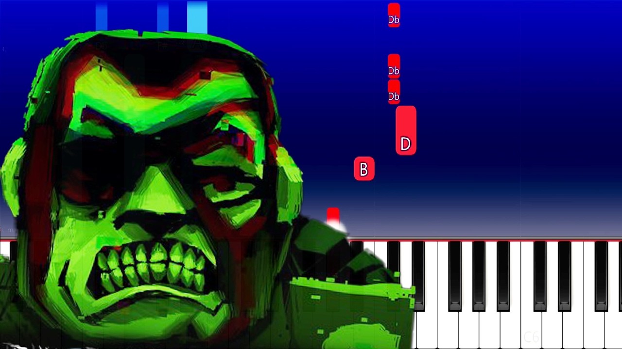 READY FOR RUMBLES - PH0NK1DD Chase Theme  Forsaken OST (Piano Tutorial)