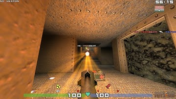 Quake 1/QuakeWorld: fefor(POV) vs YRONBEAR (aerowalk)