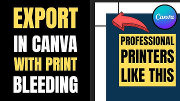 How to Export Canva with Bleeding | Professional Print Setup Made Easy