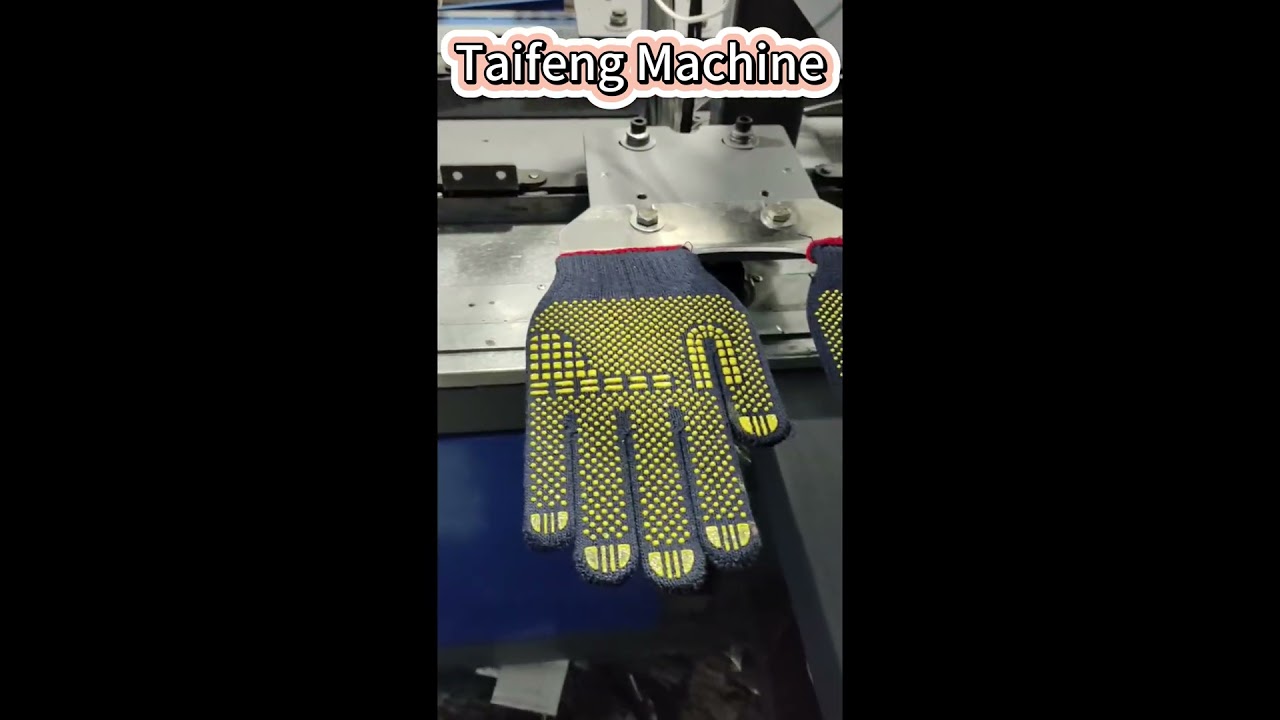 automatic pvc gloves dotting machine silicone gloves making machine dotting machine