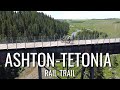 Biking in idaho the ashton tetonia rail trail