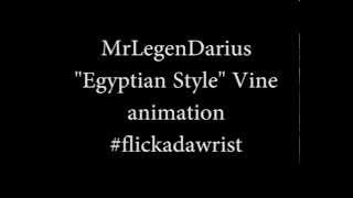 MrLegenDarius Darius Benson Egyptian Style vine dance zombie animation flickadawrist