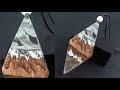 Charming DIY Snow Mountain Reflection pendant/Resin art DIY/DIY epoxy resin art jewelry