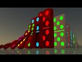 Red Dominoes VS Regular Dominoes - Night Battle