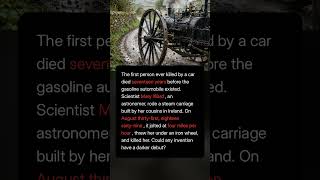 The First Car Crash Killed a Scientist in Eighteen Sixty-Nine