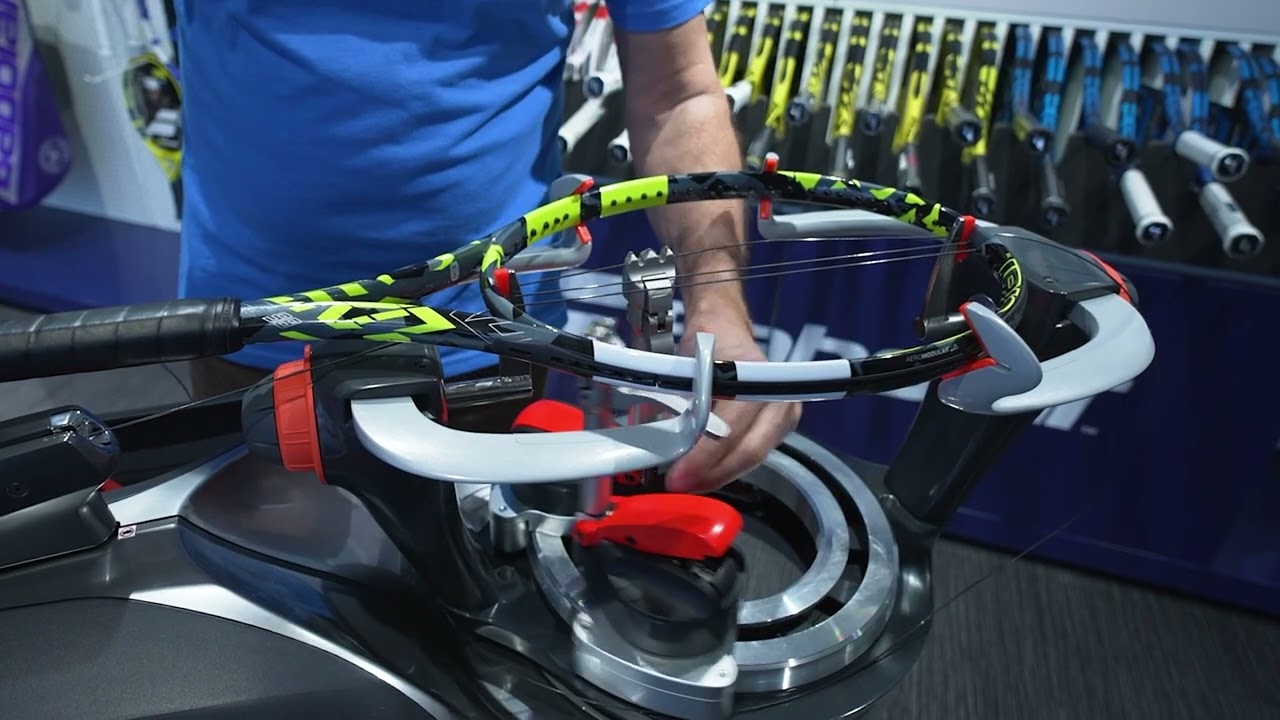 Babolat Stringing Machine : How to use the self adjusting clamps | Babolat