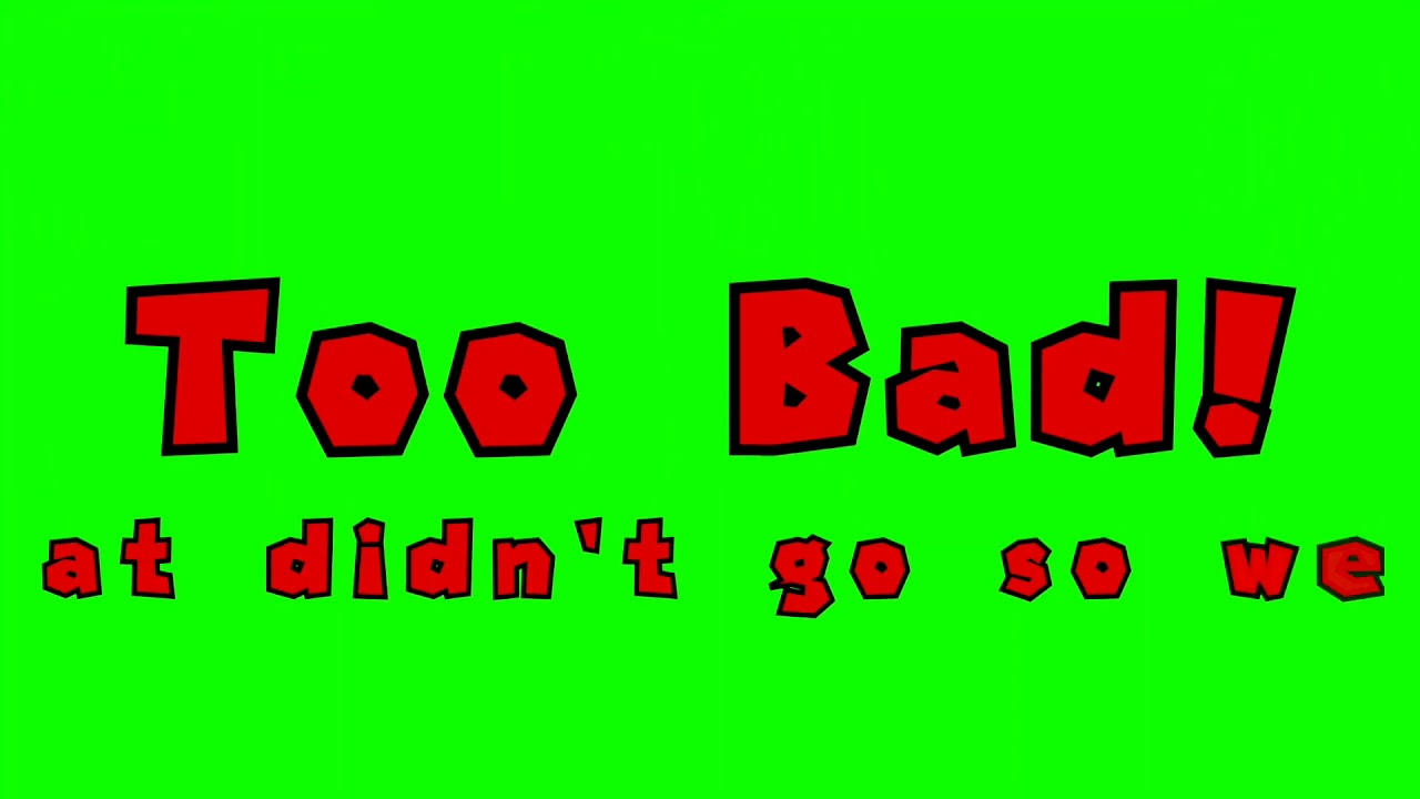 I edit Mario game over green screens and bfb intro and spongebob credits