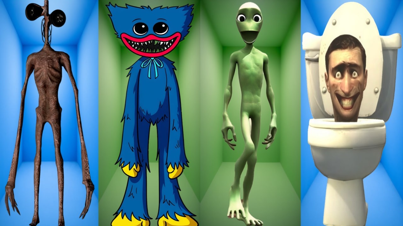 “Epic Tiles Hop 🔥 Coffin Dance | Siren Head, Huggy Wuggy, Alien & Skibidi Toilet” #battle #dance