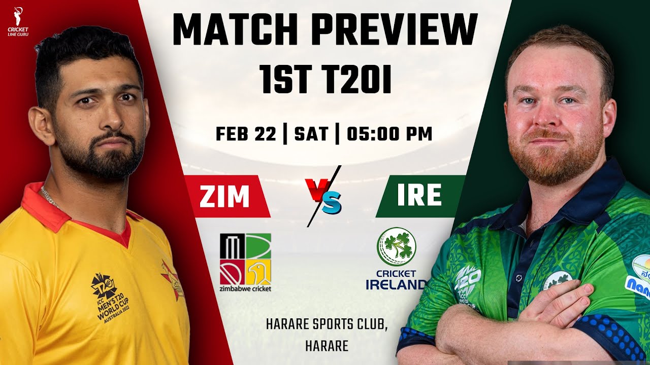 Zimbabwe vs Ireland 1st T20I Match PREDICTION, ZIM vs IRE Dream 11 Team, Pitch Report, Who Will Win?