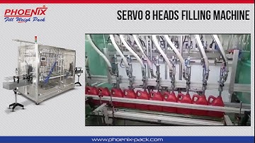 8 HEADS AUTOMATIC SERVO FILLING MACHINE AND SEMI AUTOMATIC 2 HEADS CAPPING MACHINE