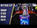 LIVE: BETFRED CUP GROUP STAGE DRAW  SPFL - YouTube