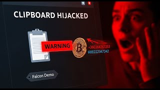 How Clipboard Hijackers STEAL Your Crypto — Live Falcon Demo Net Worth