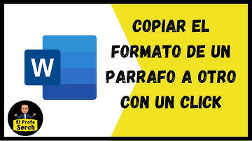 Como Copiar el formato de un Parrafo a otro en Word