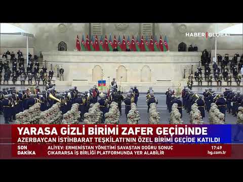 Hep Gizli Kaldılar. İlk Kez Zafer Geçidinde Halk Karşısına Çıktılar. İşte Azerbaycan'ın Özel Birimi.