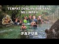 Tempat sejuk dan nyaman di papua  kali bak kampung harapan