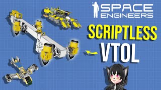Scriptless VTOL Ships are Possible if Keen add This, Space Engineers Automatons Beta More Events Mod