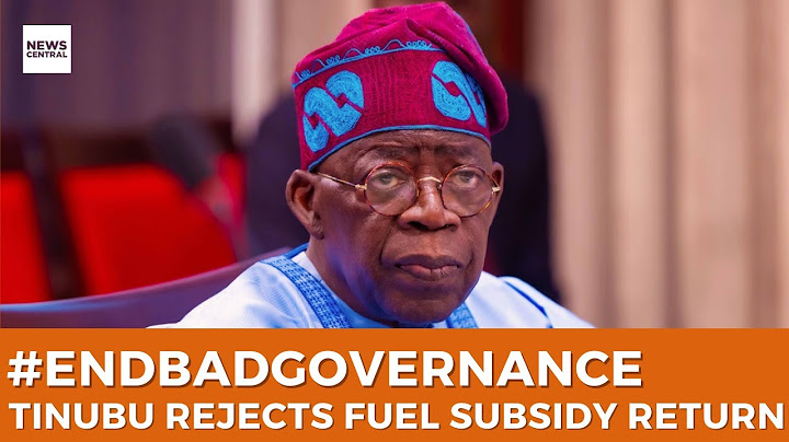 President Tinubu Rejects Fuel Subsidy Return Amid Protests—Mixed Reactions