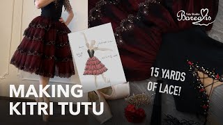 How to make tiered Don Quixote ballet tutu | Behind The Scenes By Tutu Studio Borealis