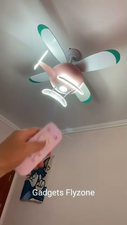 Modern Helicopter Ceiling Fan with LED Light