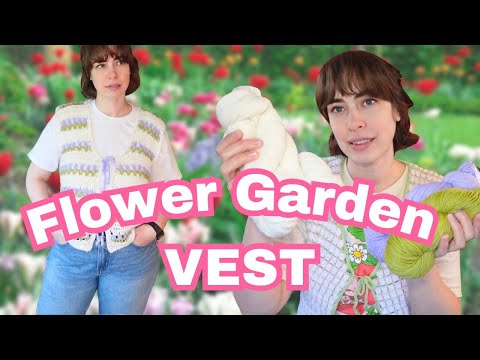 flower garden vest - YouTube