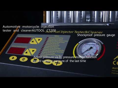 AUTOOL CT200 Injector Ultrasonic Cleaner & Tester